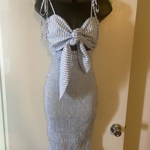 Blues Checkered Dress